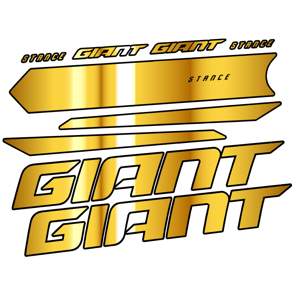 Aufkleber Giant Stance 2021, Rahmen, Sticker Vinyl