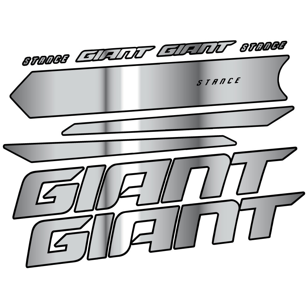 Aufkleber Giant Stance 2021, Rahmen, Sticker Vinyl