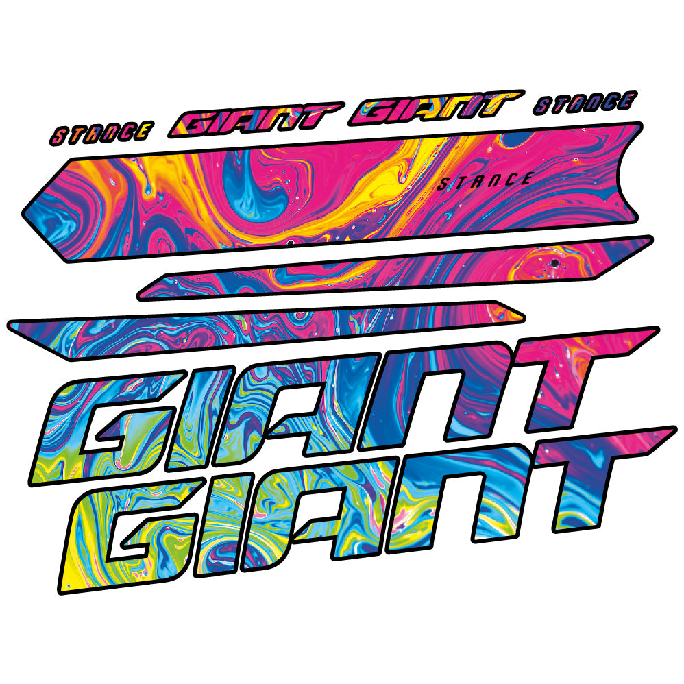 Aufkleber Giant Stance 2021, Rahmen, Sticker Vinyl