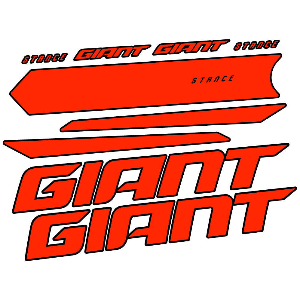 Aufkleber Giant Stance 2021, Rahmen, Sticker Vinyl
