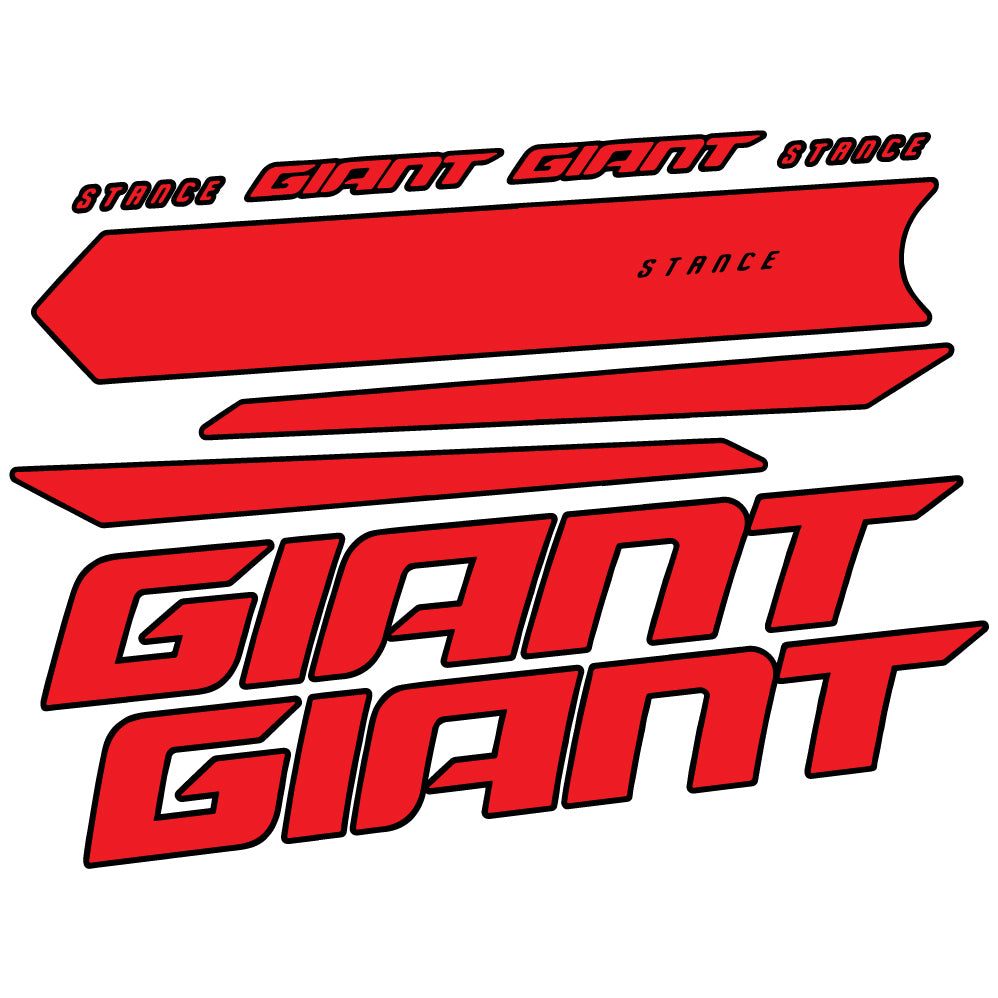 Aufkleber Giant Stance 2021, Rahmen, Sticker Vinyl