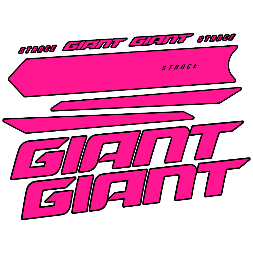 Aufkleber Giant Stance 2021, Rahmen, Sticker Vinyl