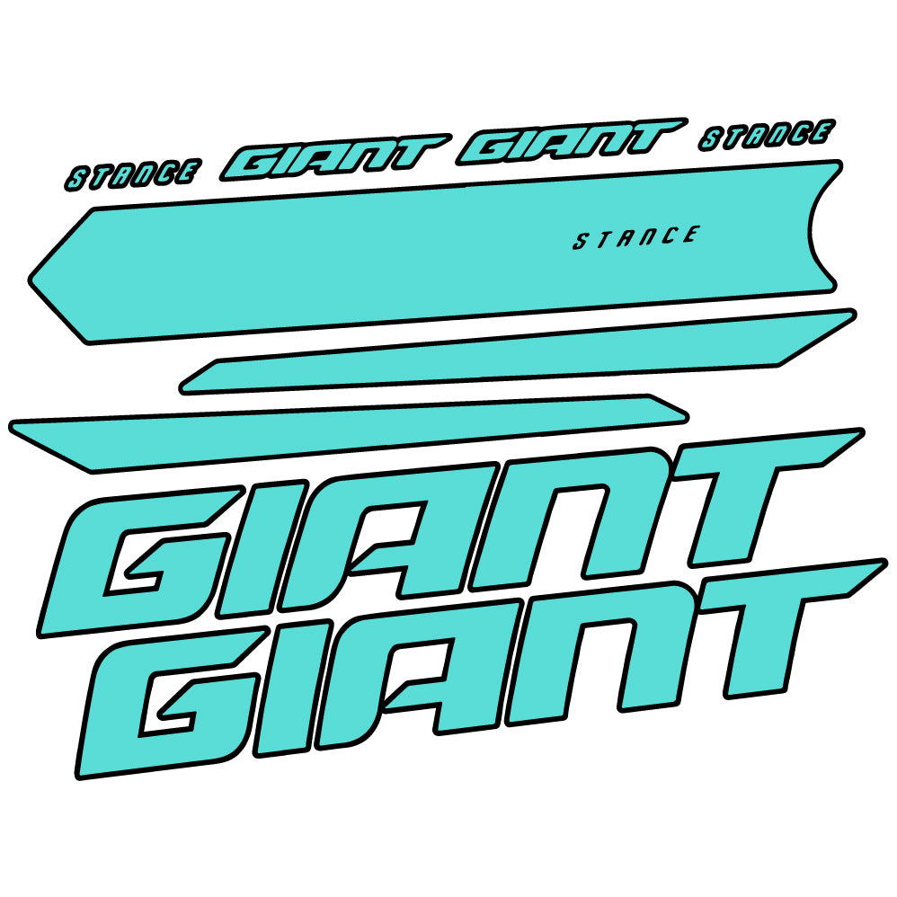 Aufkleber Giant Stance 2021, Rahmen, Sticker Vinyl
