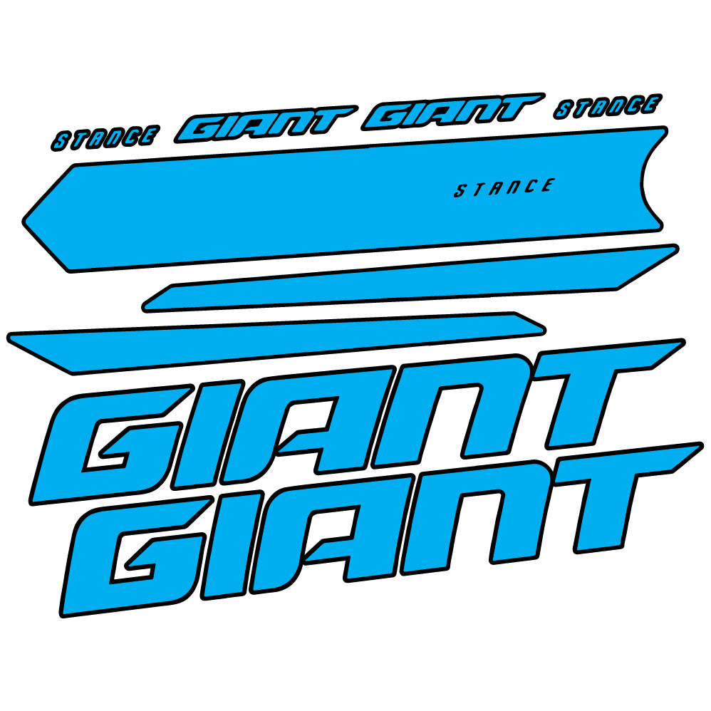 Aufkleber Giant Stance 2021, Rahmen, Sticker Vinyl