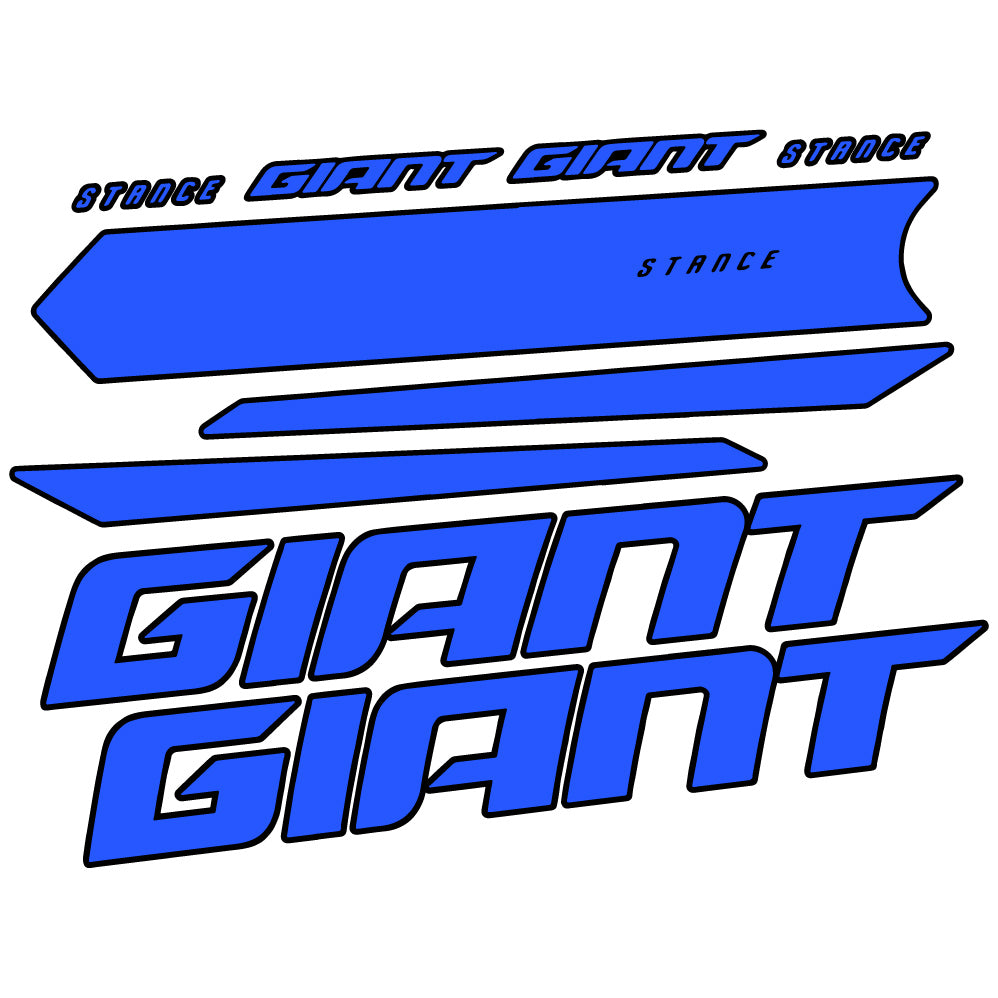 Aufkleber Giant Stance 2021, Rahmen, Sticker Vinyl