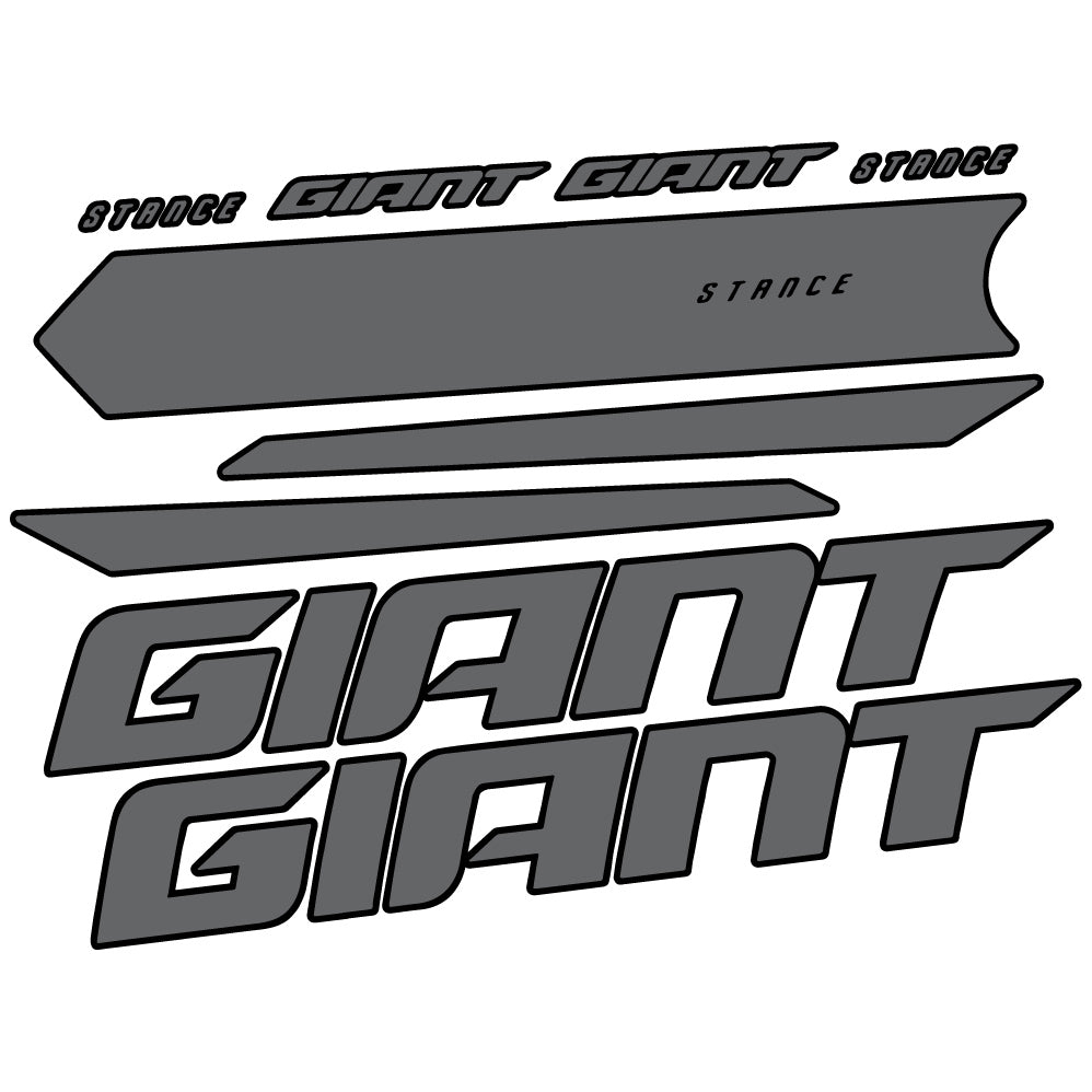 Aufkleber Giant Stance 2021, Rahmen, Sticker Vinyl
