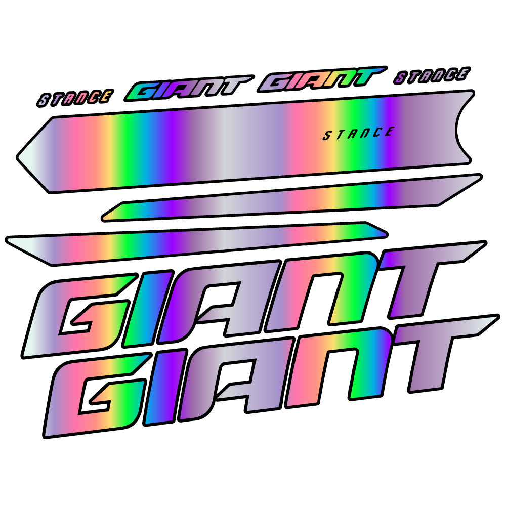 Aufkleber Giant Stance 2021, Rahmen, Sticker Vinyl
