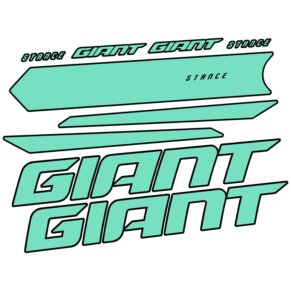Aufkleber Giant Stance 2021, Rahmen, Sticker Vinyl