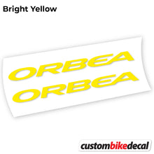 Load image into Gallery viewer, Decal Orbea Frame sticker vinyl
