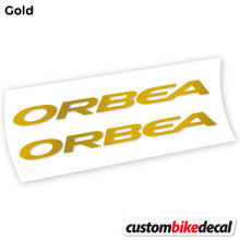 Load image into Gallery viewer, Decal Orbea Frame sticker vinyl
