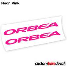 Load image into Gallery viewer, Decal Orbea Frame sticker vinyl
