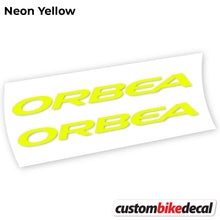 Load image into Gallery viewer, Decal Orbea Frame sticker vinyl
