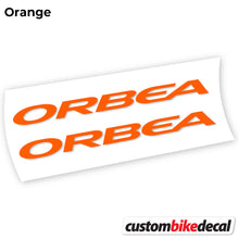 Load image into Gallery viewer, Decal Orbea Frame sticker vinyl
