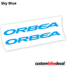 Load image into Gallery viewer, Decal Orbea Frame sticker vinyl
