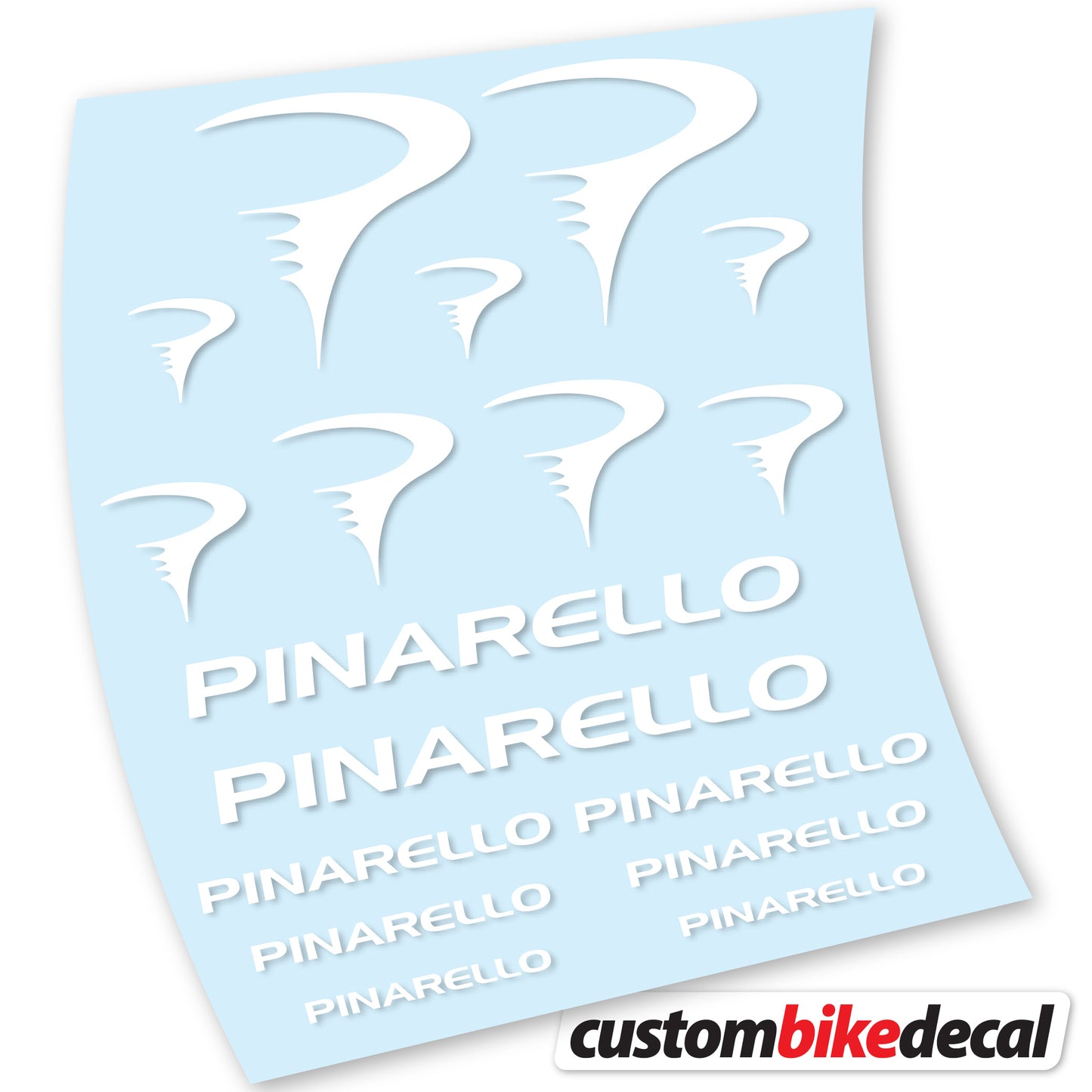 Aufkleber Pinarello, Rahmenaufkleber Vinyl