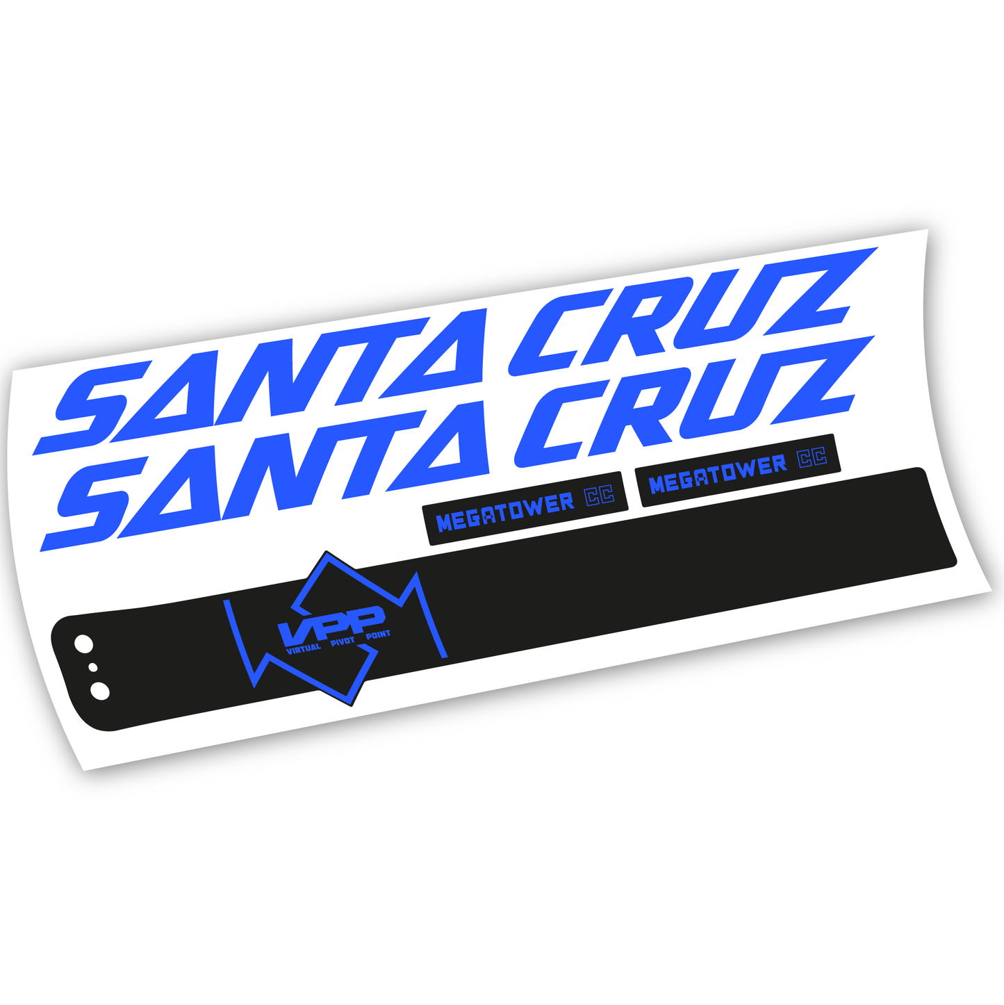 Aufkleber, Santa Cruz Megatower CC 2020, Rahmen, Vinyl-Aufkleber