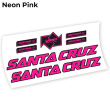 Load image into Gallery viewer, Decal Santa Cruz Megatower 2021, Bike Frame Sticker vinyl
