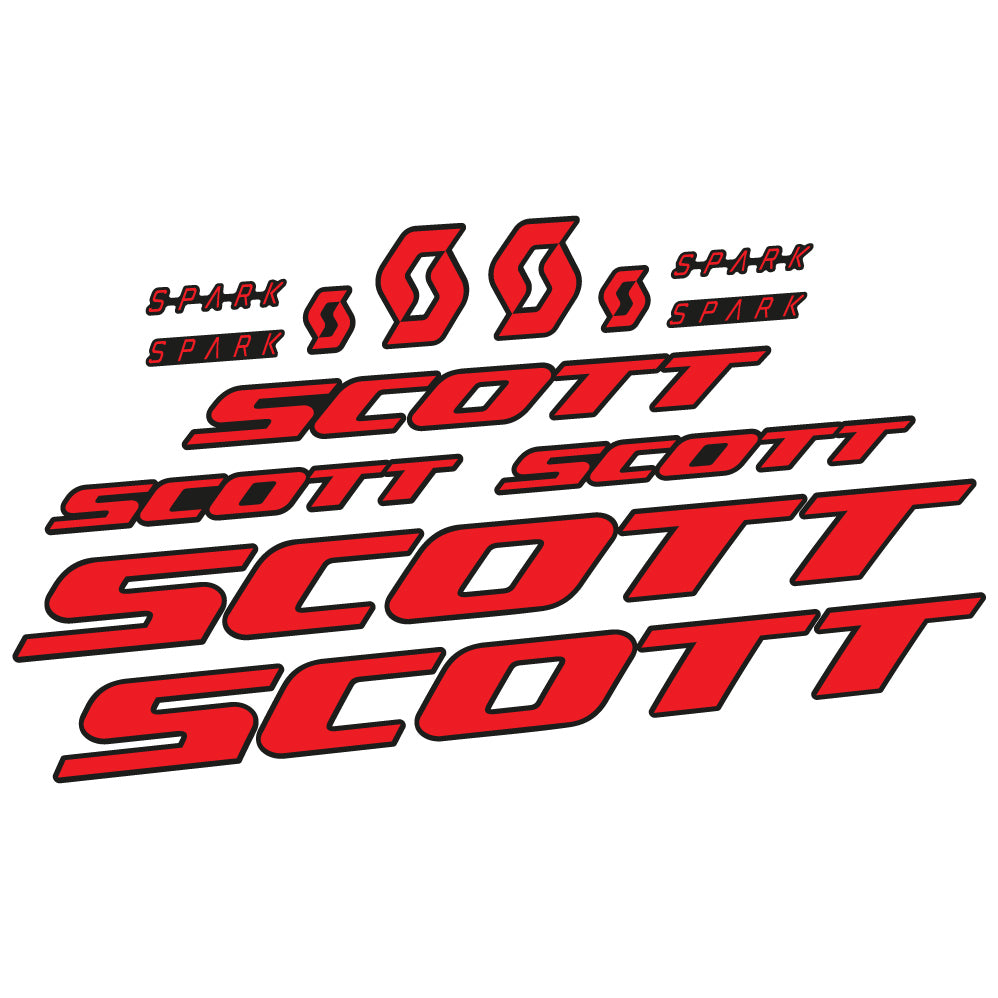 Decal Scott Spark RC 2022, Frame, Sticker Vinyl