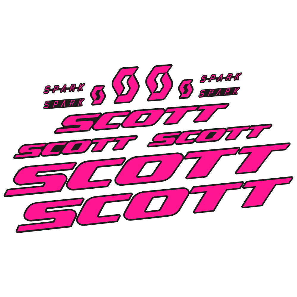 Decal Scott Spark RC 2022, Frame, Sticker Vinyl