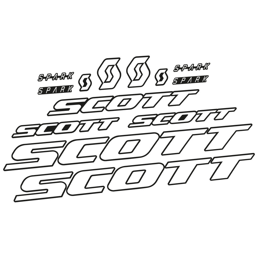 Decal Scott Spark RC 2022, Frame, Sticker Vinyl