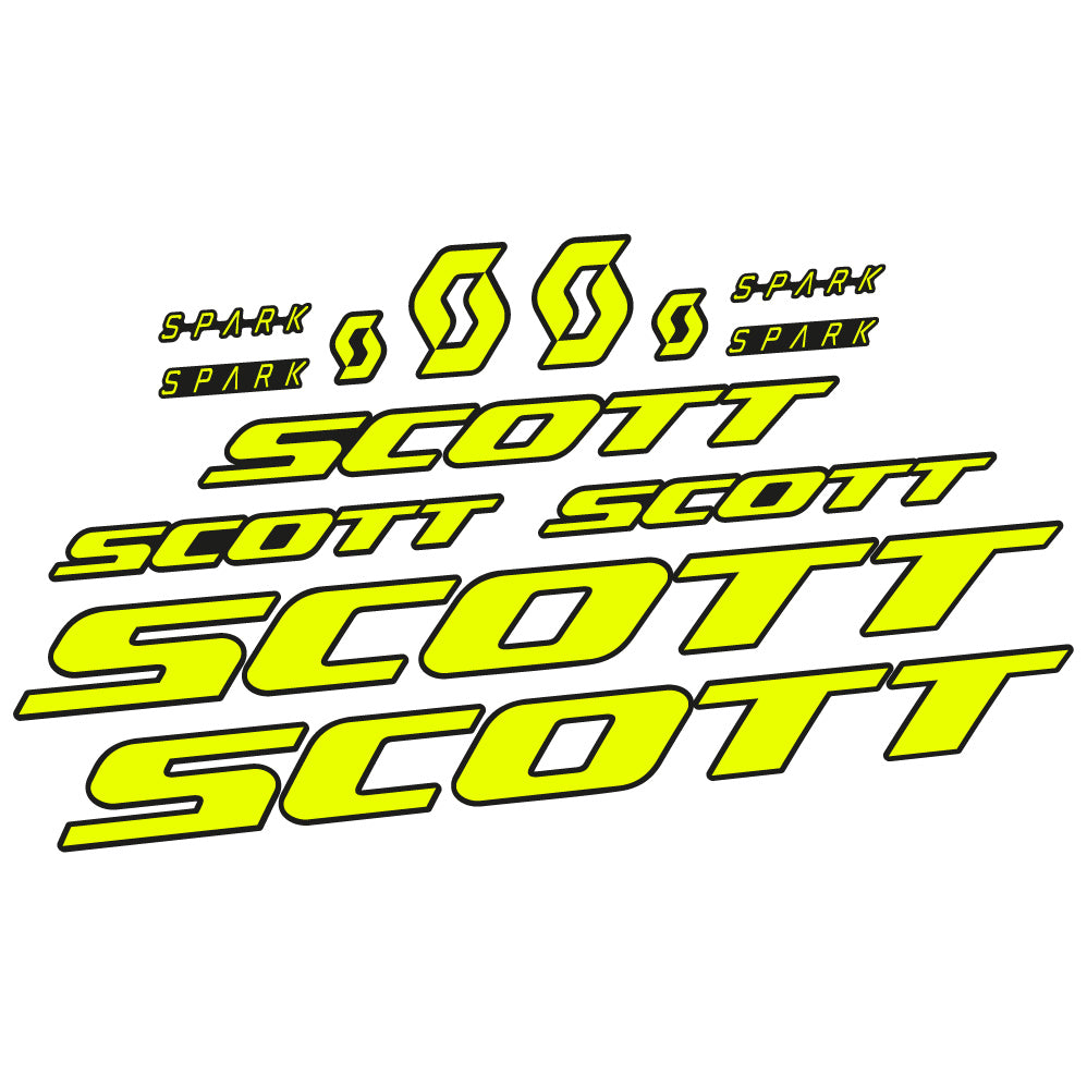 Decal Scott Spark RC 2022, Frame, Sticker Vinyl