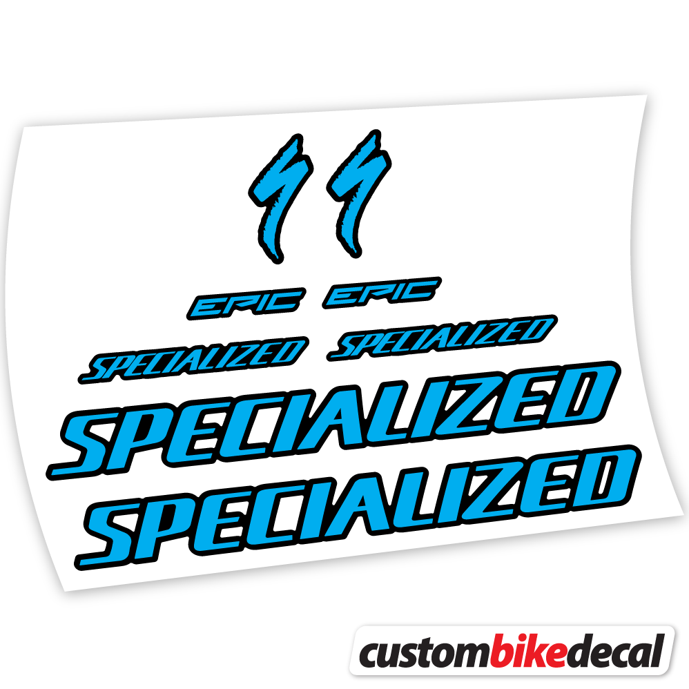 Aufkleber Specialized Epic Expert Carbon 2020, Rahmenaufkleber Vinyl