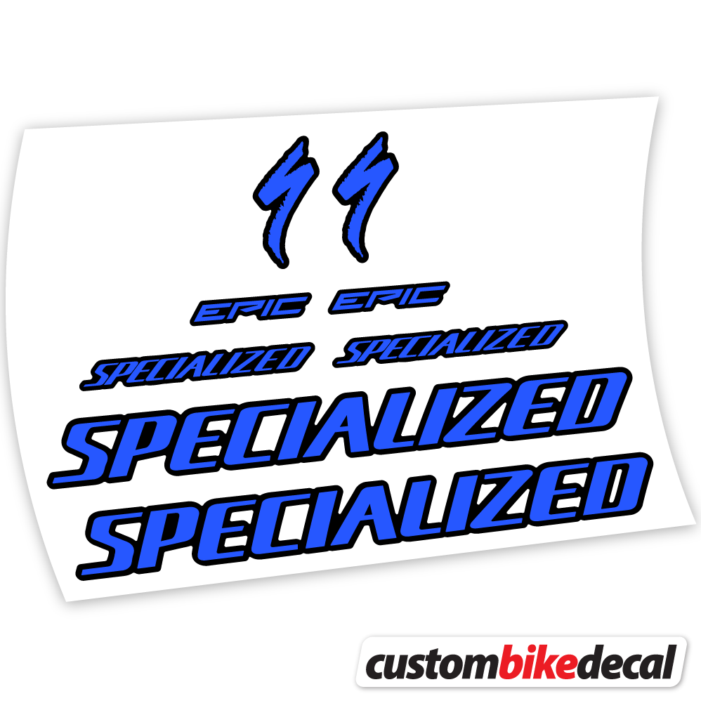 Aufkleber Specialized Epic Expert Carbon 2020, Rahmenaufkleber Vinyl