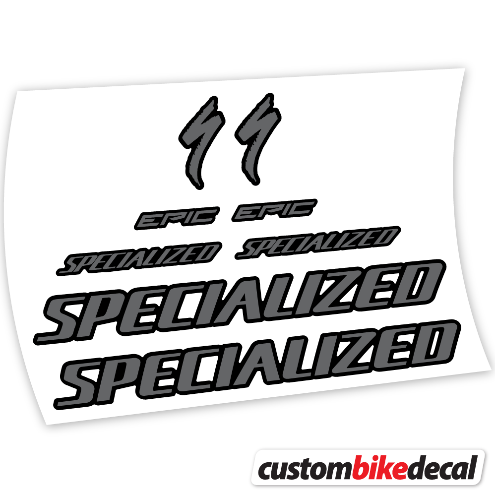 Aufkleber Specialized Epic Expert Carbon 2020, Rahmenaufkleber Vinyl