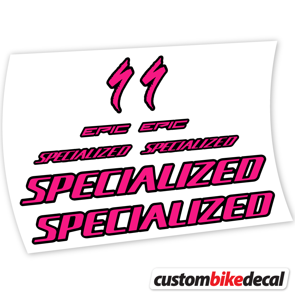 Aufkleber Specialized Epic Expert Carbon 2020, Rahmenaufkleber Vinyl