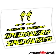 Load image into Gallery viewer, Decal Specialized Epic Expert Carbon 2020, Frame Sticker vinyl
