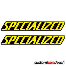 Load image into Gallery viewer, Decal, Specialized, Bike Frame Sticker Vinyl
