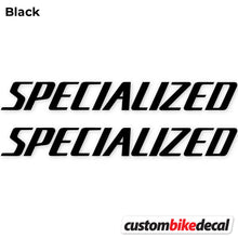 Load image into Gallery viewer, Decal, Specialized, Bike Frame Sticker Vinyl
