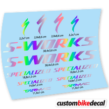 Load image into Gallery viewer, Decal  Specialized S-Works Tarmac, Frame Sticker vinyl

