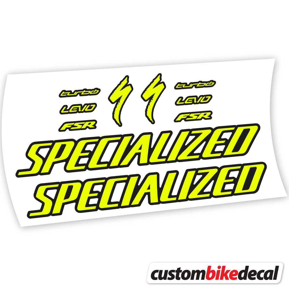 Aufkleber Specialized Turbo Levo Comp 2021, Rahmenaufkleber Vinyl