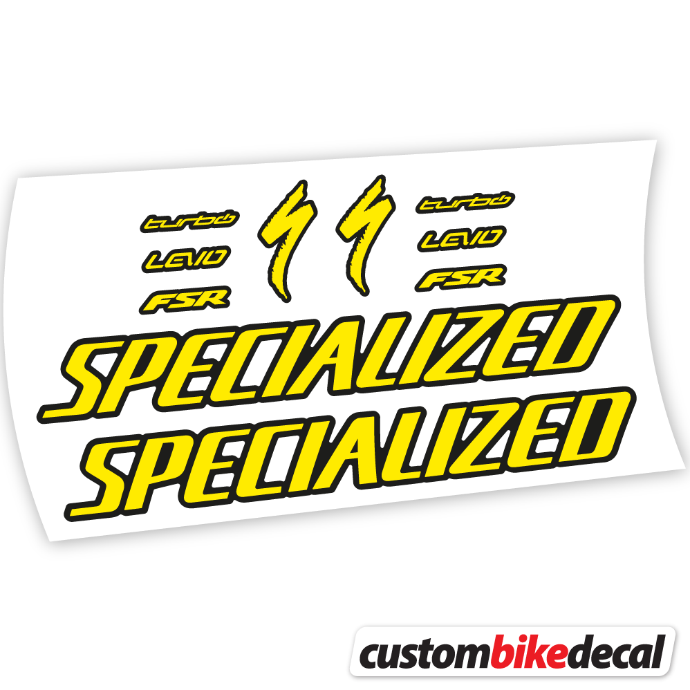 Aufkleber Specialized Turbo Levo Comp 2021, Rahmenaufkleber Vinyl