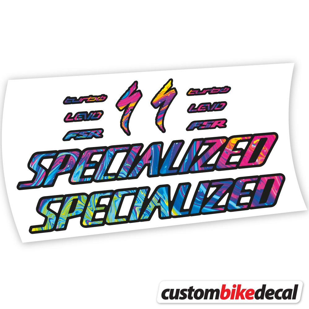 Aufkleber Specialized Turbo Levo Comp 2021, Rahmenaufkleber Vinyl