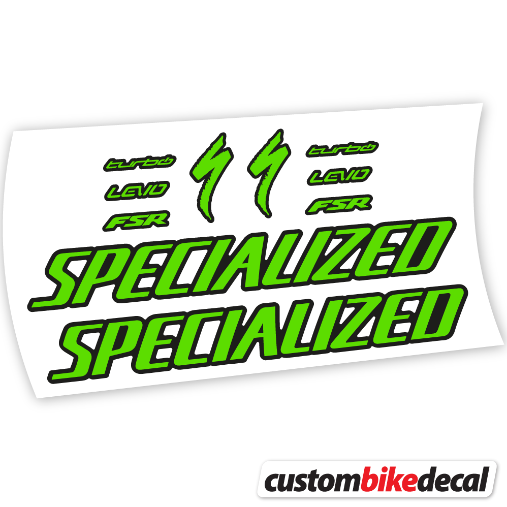 Aufkleber Specialized Turbo Levo Comp 2021, Rahmenaufkleber Vinyl