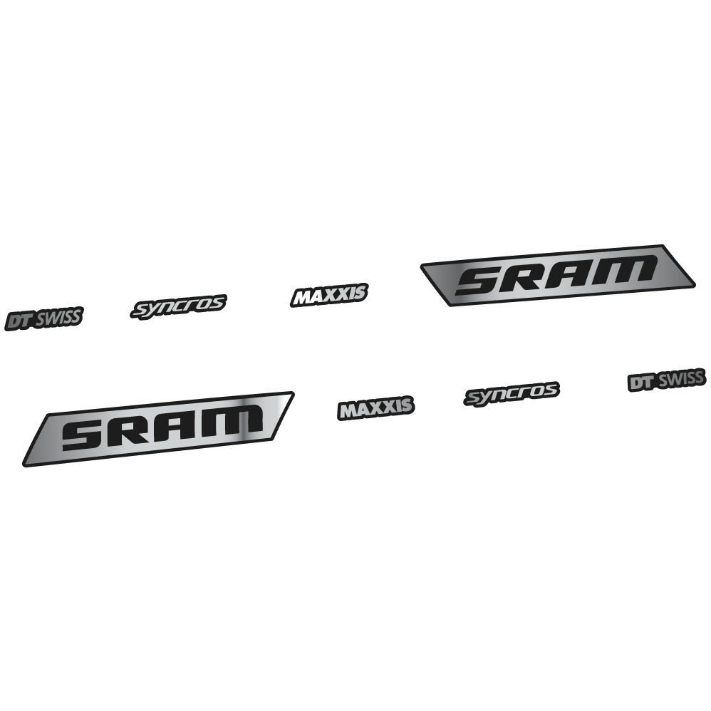 Aufkleber Sram Syncross Maxxis, kippbar, Sticker Vinyl