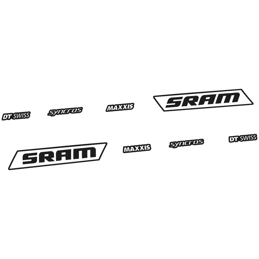 Aufkleber Sram Syncross Maxxis, kippbar, Sticker Vinyl