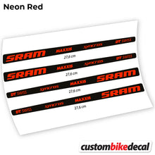 Load image into Gallery viewer, Decal, Sram DT Swiss Maxxis Syncross Sticker Vinyl
