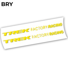 Load image into Gallery viewer, Decal, Trek Factory Racing, Bike Frame Sticker vinyl
