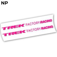 Load image into Gallery viewer, Decal, Trek Factory Racing, Bike Frame Sticker vinyl
