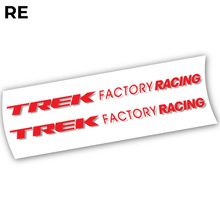 Load image into Gallery viewer, Decal, Trek Factory Racing, Bike Frame Sticker vinyl
