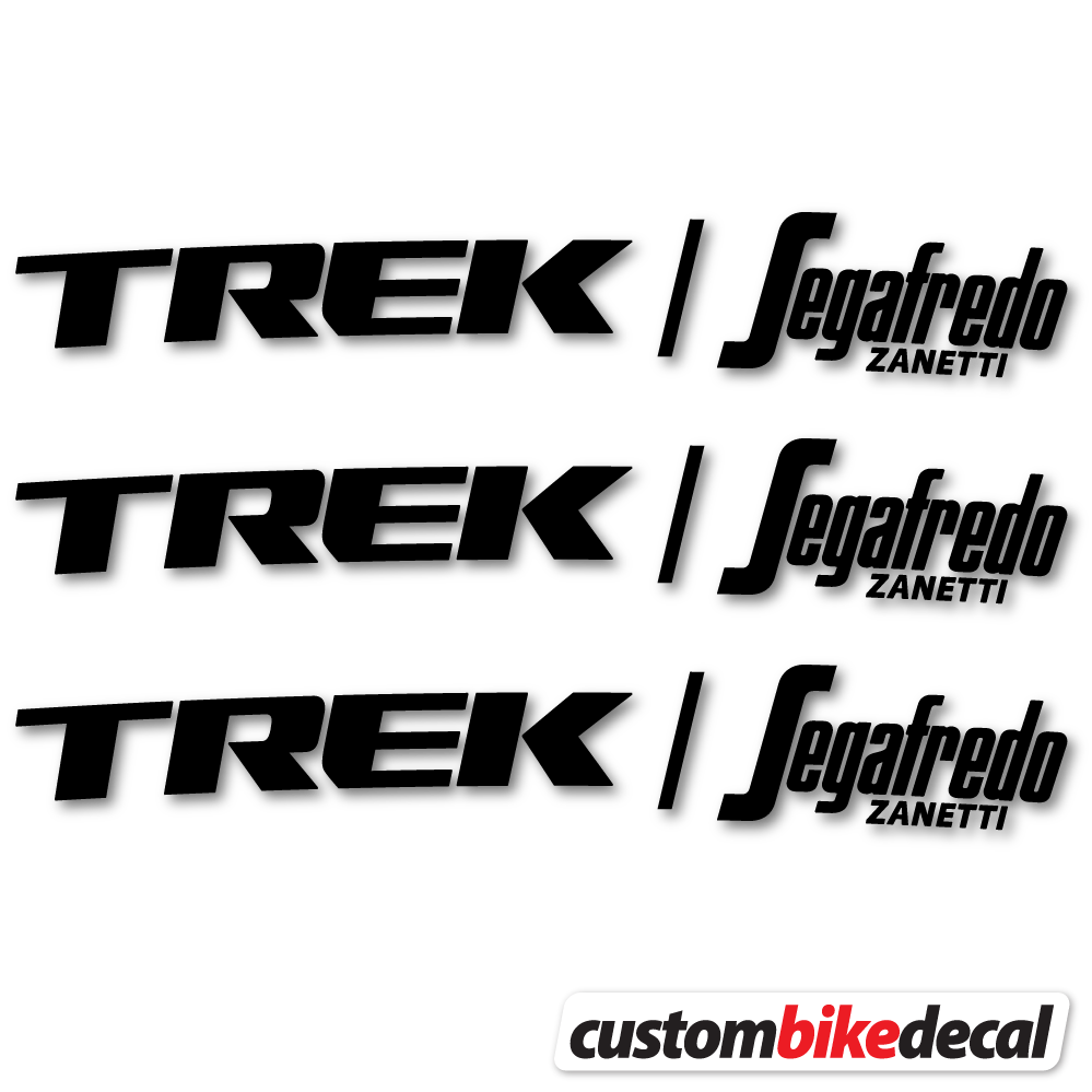 Aufkleber Trek Segafredo, Rahmenaufkleber Vinyl