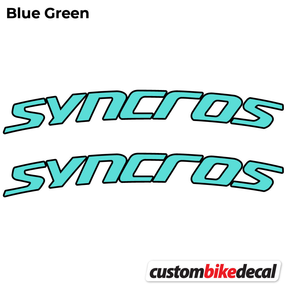 Aufkleber, Syncross Fraser IC SL, Lenkeraufkleber Vinyl