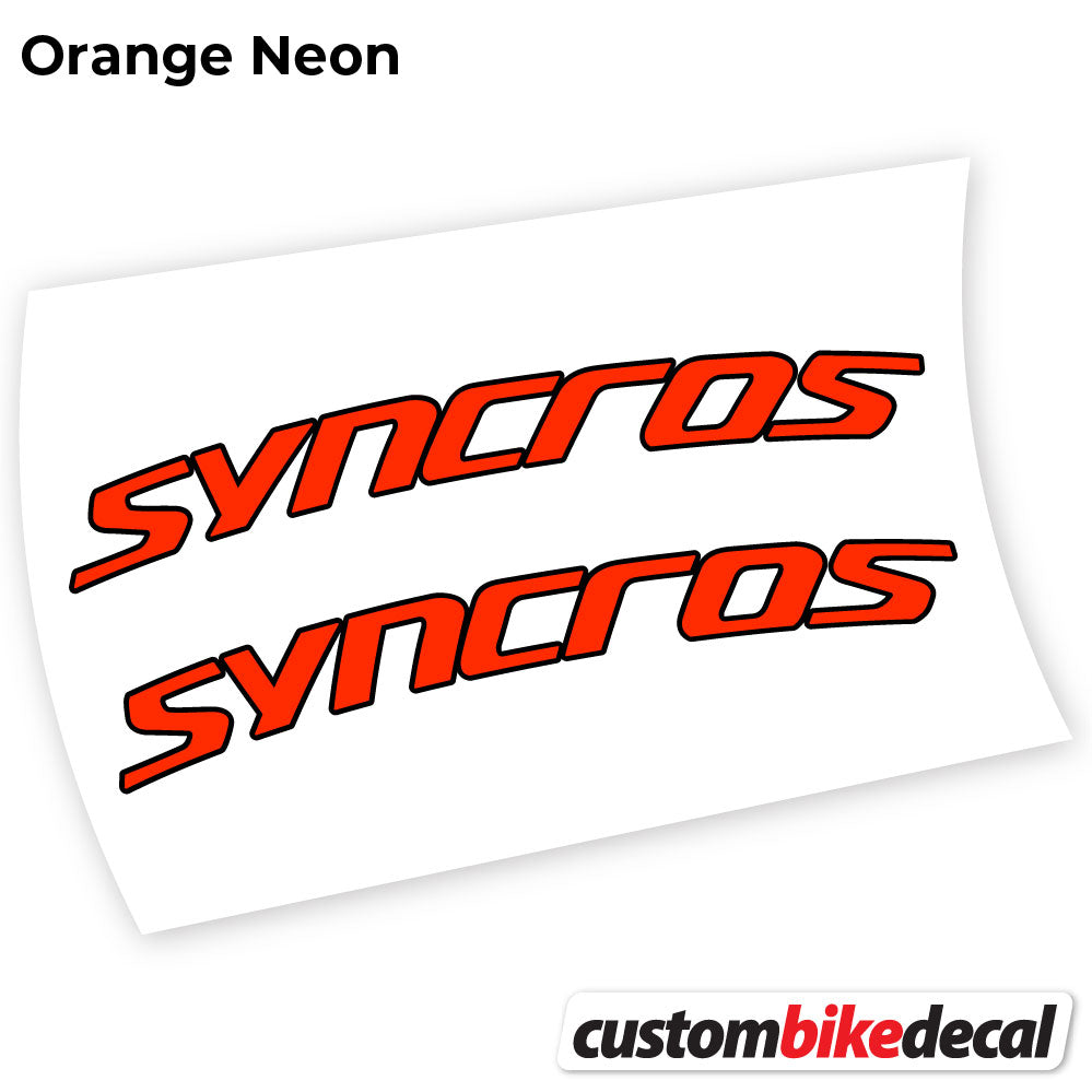 Decal, Syncross Fraser IC SL, Handlebar, Sticker Vinyl