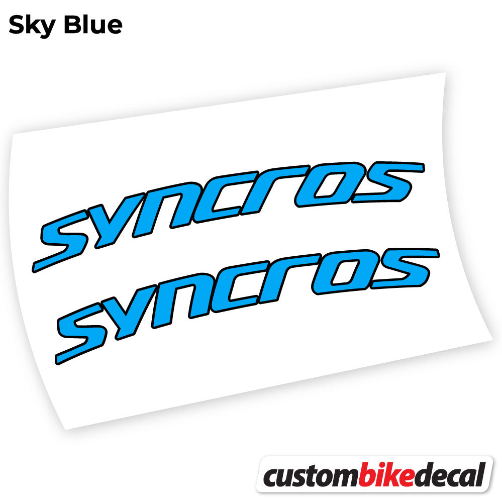 Decal, Syncross Fraser IC SL, Handlebar, Sticker Vinyl