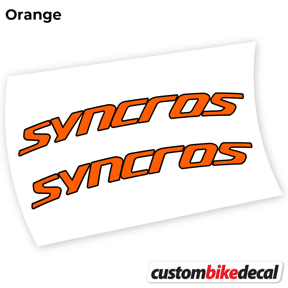 Decal, Syncross Fraser IC SL, Handlebar, Sticker Vinyl