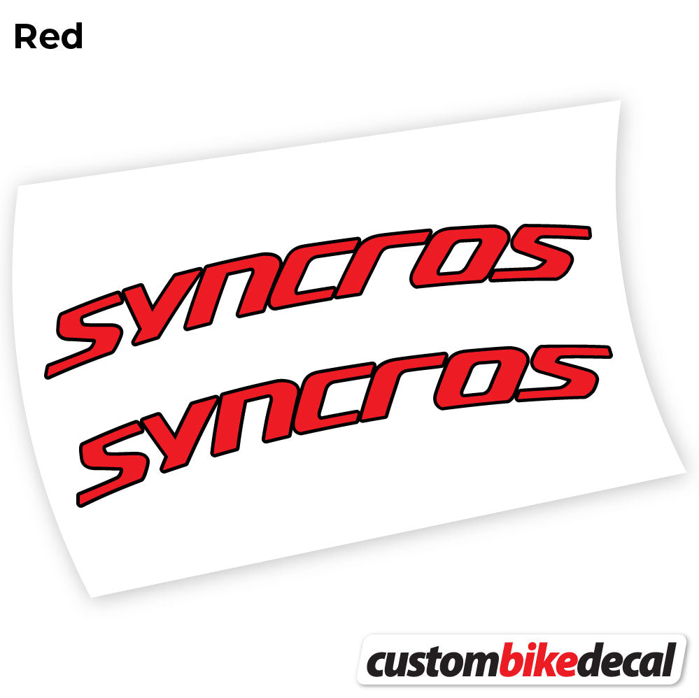 Decal, Syncross Fraser IC SL, Handlebar, Sticker Vinyl