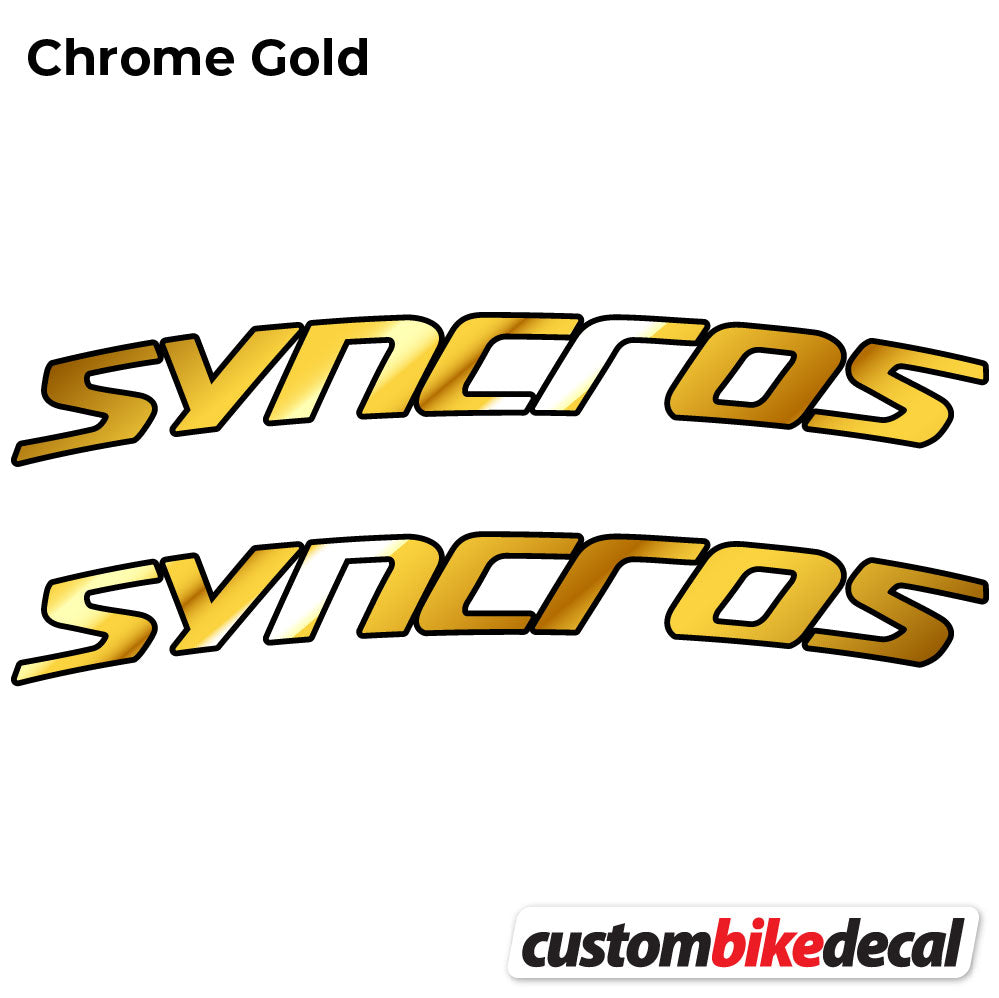 Aufkleber, Syncross Fraser IC SL, Lenkeraufkleber Vinyl